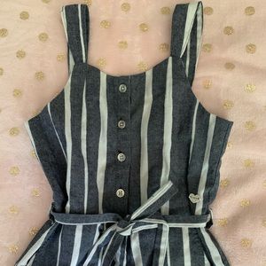 Girl’s Stripped Jumpsuit